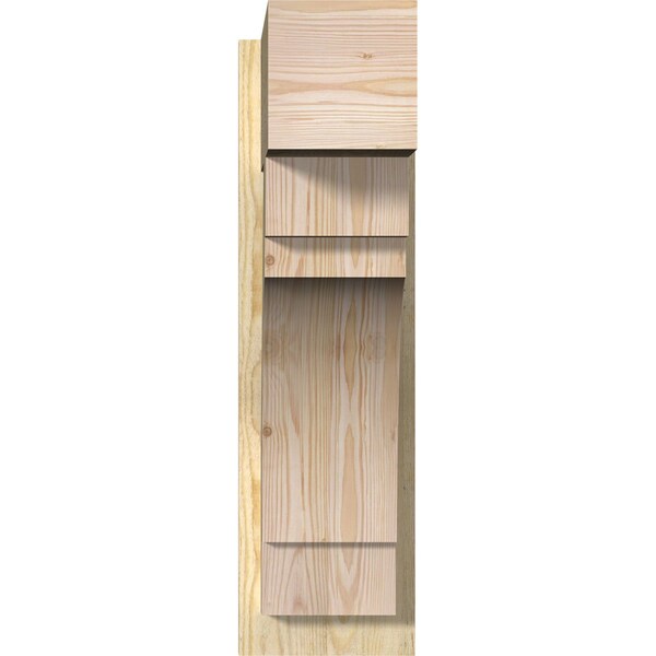 Merced Block Rough Sawn Outlooker, Douglas Fir, 8W X 20D X 28H